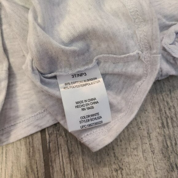 🏷 3/$15 or 5/$20 Disney Star Wars Baby Yoda toddler girl shirt grey size 3T - Picture 6 of 6